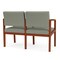Lesro Lenox 2 Seat Tandem Seating W/ Arm, 44 in W 26 in L 31.5 in H LW2103 - alternate 2